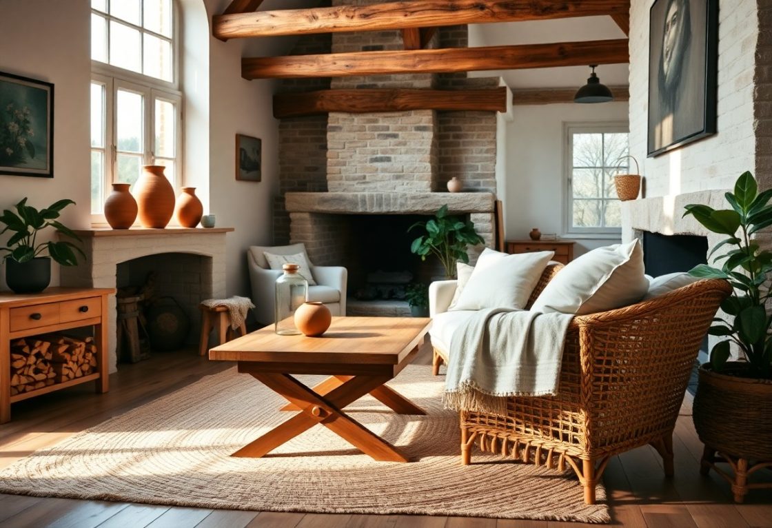 Decorating With Natural Materials for a Warmer Home