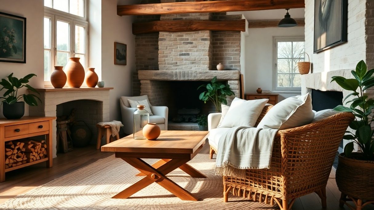 Decorating With Natural Materials for a Warmer Home